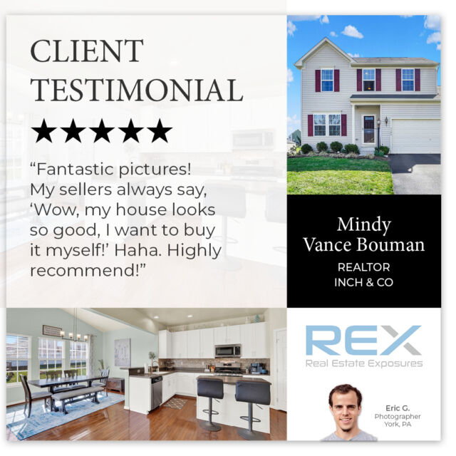 🙏Thank you Mindy Vance Bouman  for the kind words and trusting us with part of your #RealEstateMarketing! ❤️📸

...

#photographer #photography #rexsquad #homephotographer #homephotography #happyclient #goodreview #fivestars #realestatephotography #rex #rexps #realestatephoto #realestatelisting #realestatelistings #happyclients #inch&co