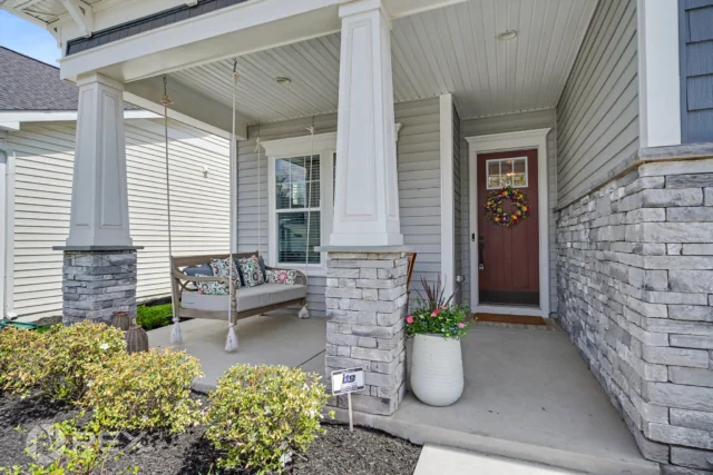 Welcome to The Quiet Creek House in Gettysburg, PA ✨ Nestled in the premier 55+ Amblebrook community, this beautifully upgraded 2,400 sq ft home backs to peaceful trees for the perfect blend of privacy and resort-style living. From the charming front porch and timeless exterior to the soaring 10’ ceilings inside, every detail feels warm, elegant, and move-in ready. 🏡

📍 371 Quiet Crk Dr
🔑 Brianna MacLain
📸 Jerry & Eric with REX Squad
🖥 realestateexposures.com

#GettysburgPA #Amblebrook #55PlusLiving #ResortStyleLiving #DreamHome #LuxuryLiving #RealEstatePhotography #MoveInReady
