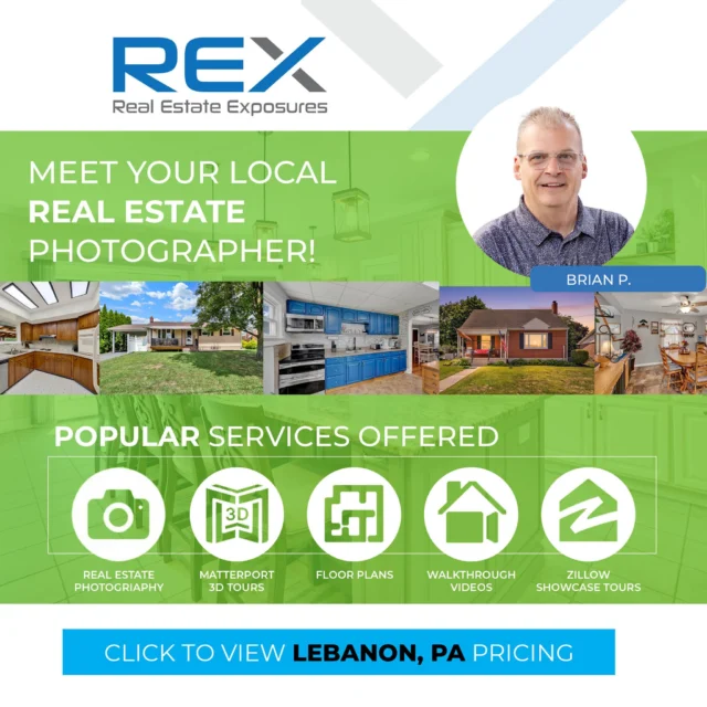 📸 Meet Brian P.! A highly skilled real estate photographer offering professional photography, aerial photography & video, twilight photography, floor plans, and immersive 3D virtual tours to help your listings stand out. Serving Lebanon, PA and surrounding areas, Brian is ready to bring your next property to life!

📅 Schedule your next photo shoot: https://tinyurl.com/brian-p

#RealEstatePhotography #LebanonPA #AerialPhotography #DronePhotography #RealEstateVideo #TwilightPhotography #FloorPlans #3DTours #RealEstateMarketing #RealEstatePhotography